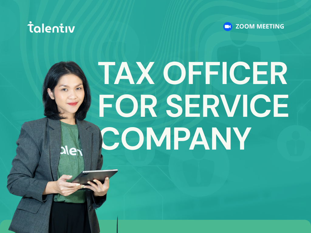 Tax Officer for Service Company Fast Track