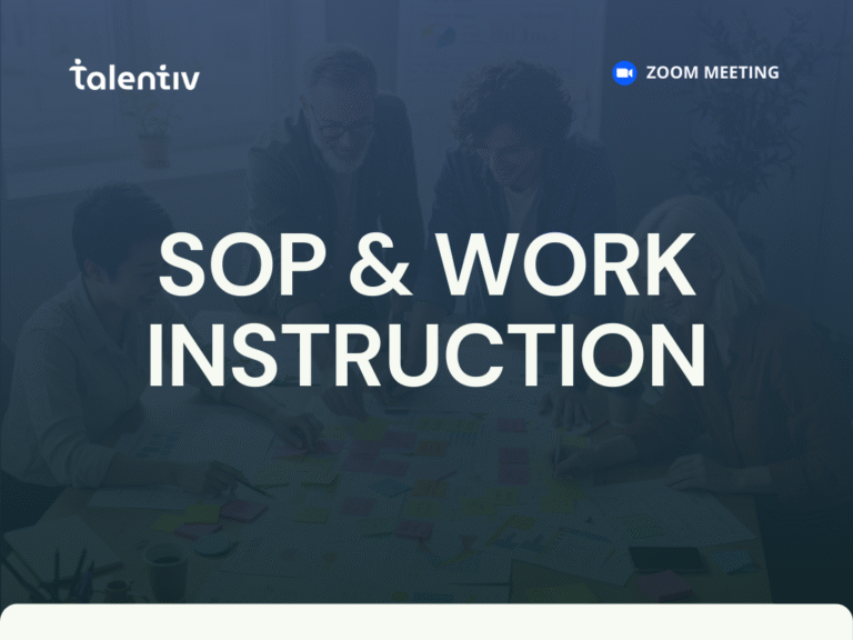 SOP & WI Professional Training