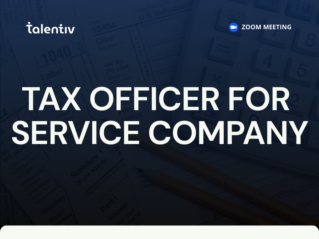 Tax For Service Professional Training Batch 3