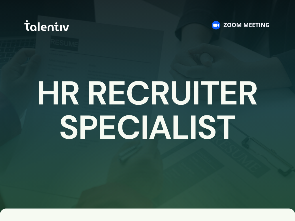 Recruiter Specialist Professional Training Batch 4