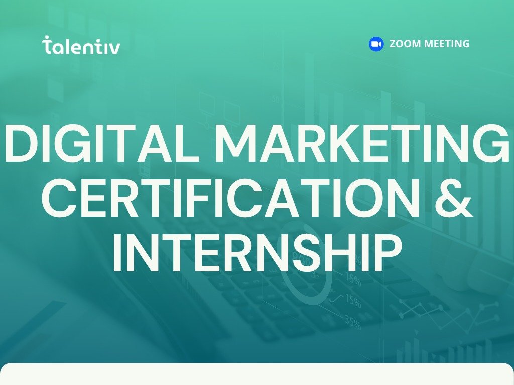 Digital Marketing Fast Track + Certification & Internship