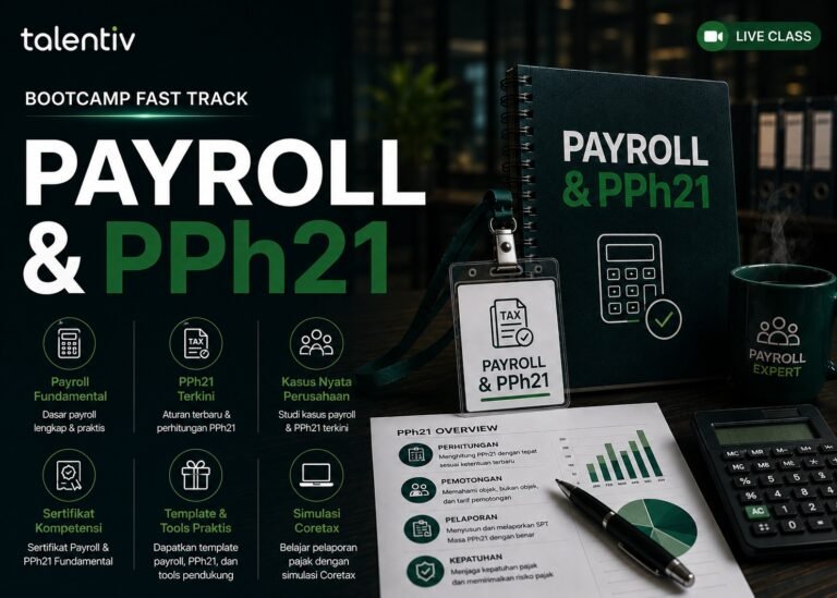 Payroll & PPh21 Fast Track Batch 8 (September)