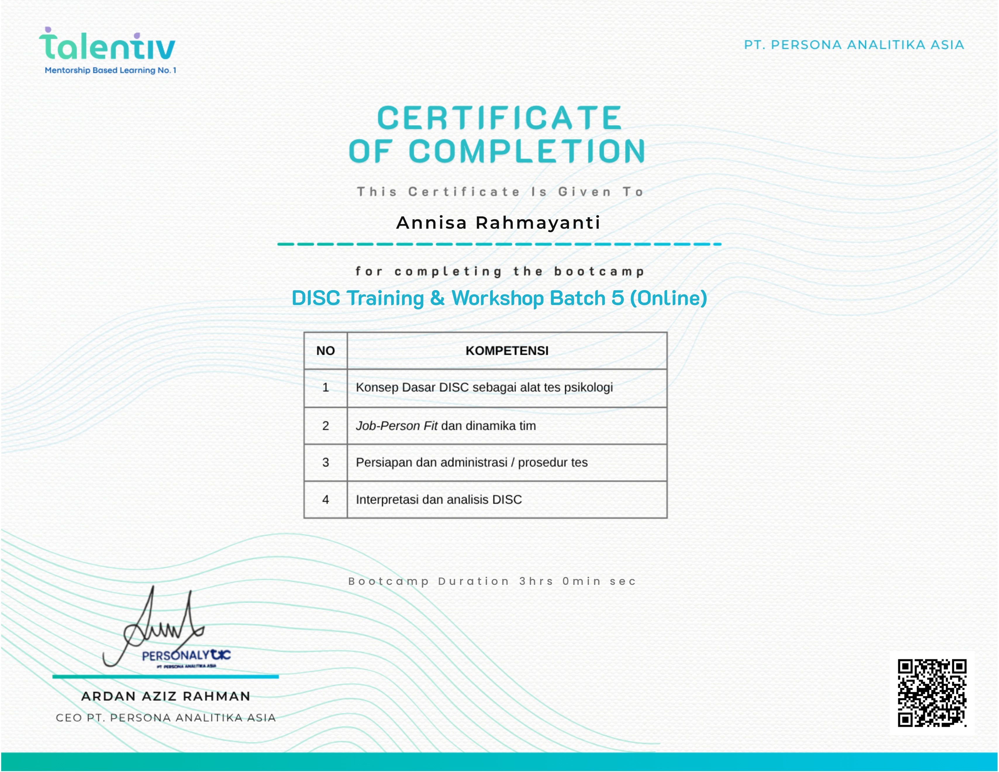 DISC Training & Workshop Batch 5 (Online)